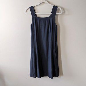 Theory Square Neck Pocket Mini Dress